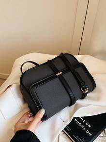 Retro Crossbody Shoulder Bag Suitable For Daily Use By Women, Bag For Women Elegant - màu đen - Xem 7