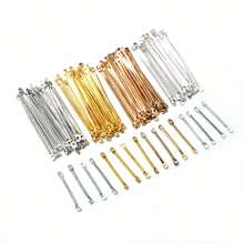 100個 15-40mm 長條形連接件 DIY 珠寶製作配件 適用於耳環和項鍊 - bar connector charms - 查看 2