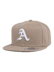 1 pieza, Unisex, Gorra de béisbol con bordado en 3D de letra gótica A, se adapta a juegos de béisbol, baloncesto, otoño, estilo deportivo, años 90, colores brillantes, visera plana, para hombres y mujeres, gorra deportiva hip-hop, ajustable, protección solar casual para primavera y otoño, viajes, fiestas y playa, ideal para regalos - color sólido - Ver 21