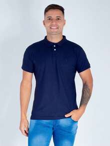 High Quality Original Piquet Men's Polo Shirt - 藏蓝色 - 查看 3