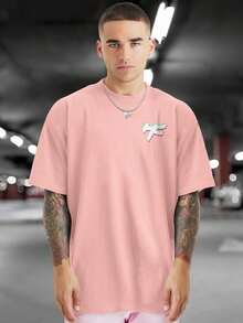 HOLY CHILD 100% Cotton Front And Back Printed T-Shirt GPJ1 - Màu Hồng baby - Xem 2