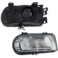 Pair Headlight Kit With Pair Crystal Flasher Gol Ball 95 96 97 98 99 - Cristal - 查看 2