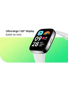 Xiaomi Redmi Watch 3 Active Global Version 1.83" Display Monitor Heart Rate Smart Watch Bluetooth Phone Call Blood Oxygen - Grey - View 7