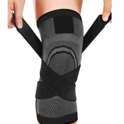 2/1pc S/M/L/XL Outdoor Sports Knee Pads, Unisex Compression Elastic Sports Knee Support, Basketball Volleyball Fitness Equipment, Gym Accessories, Knee Brace Support