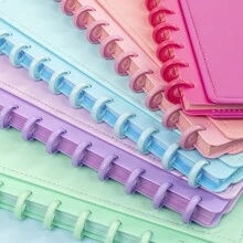 Smart Notebook Kit Large A4+A5 Refill Sheet Hard Cover Discs Notes Lined Planner Colors - Green - View 4