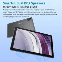 Tableta XGODY de 10.1 pulgadas Android 13 con 12 GB de RAM + 128 GB, cámara dual HD, procesador Octa-Core y batería grande de 7000mAh - Space Gray - Ver 3