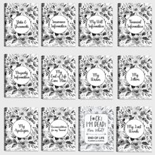 Sorry, It's Your Problem Now , Because I'm Dead: planificador divertido del final de la vida, organizador de planificador del final de la vida cuaderno de trabajo - Blanco y Negro - Ver 4