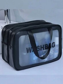 3件/1件双层旅行化妆包，洗漱包，手提包，化妆包，沙滩包，干湿分离袋，游泳包，女生化妆包，护肤包，卫生巾袋，防水旅行洗衣袋，带挂钩多功能收纳袋，防水袋，适用于洗漱包、化妆包、收纳、化妆品整理、化妆品收纳盒、小型化妆包、化妆包、圣诞礼物、小袋子、手拿包/小手提包、化妆品整理盒、小袋子、刷子收纳盒、迷你袋、大容量袋、女士礼物、圣诞礼物、女士礼物创意、小袋子、化妆包、旅行必备 - 彩色 - 查看 8