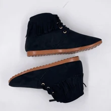 Women Mid-Calf Boots - Negro - Ver 3