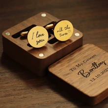Regalo, Gemelli Personalizzati Su Misura, Regalo di Matrimonio Della Figlia Per Il Padre, Gemelli Di Matrimonio "Per Sempre La Tua Bambina" Personalizzati Con Incisione Per Testimoni, Sposo, Testimone D''Onore, Regali Di Gemelli, Gemelli Di Matrimonio, Gemelli Di Matrimonio Personalizzati Come Bomboniere, Matrimonio
