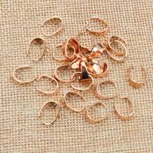 50pcs Pendant Clips Pinch Bail Clasps Buckle Charm Necklace Hook Connector For DIY Jewelry Making Accessories Findings - Pinch Bail - View 5