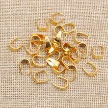 50pcs Pendant Clips Pinch Bail Clasps Buckle Charm Necklace Hook Connector For DIY Jewelry Making Accessories Findings - Pinch Bail - View 7