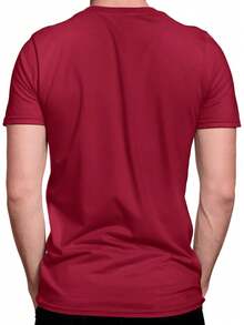 Canada T-Shirt Casual Oversized Streetwear Shirt 100% Cotton - Đỏ - Xem 3