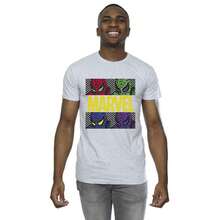 Marvel Mens Spider-Man Pop Art T-Shirt (Sports Grey) - 灰色 - 查看 2