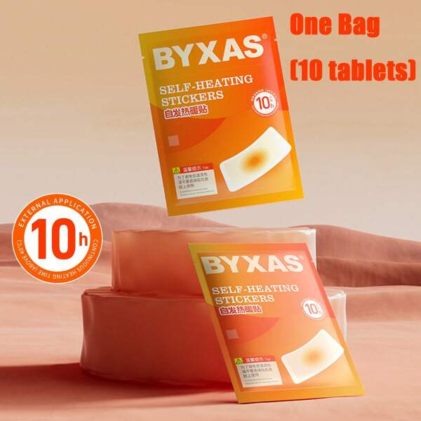 10pcs/20pcs/30pcs Warm Patch, Self-Heating Body Warmer, Disposable Adhesive Self-Heating Body Warmer Patch, Long Lasting And Safe, Natural And Odorless, No Batteries Needed, Cold Proof Winter Body Warmer