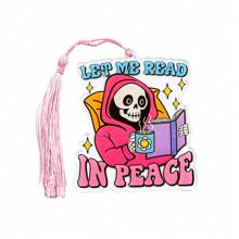 1 cái, Halloween Acrylic Đánh Dấu Trang, Halloween Đầu Lâu Phụ Kiện Thích Hợp Cho Nam Nữ, Quà Tặng Halloween Tuyệt Vời Cho Những Người Yêu Sách - Một kích thước phù hợp với tất cả - Xem 16