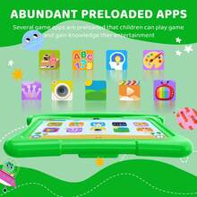 Android 11 平板电脑。四核 7 英寸 IPS 高清触摸屏平板电脑。1024 X 600 分辨率，2GB RAM 和 32GB ROM 内存，具有 512GB 可扩展性。200 万前置摄像头和 500 万后置摄像头，预装 IwawaAPP，3000mAh 电池，家长控制，2.4gwifi802.11b/G/N，蓝牙 4.2 平板电脑。UnisocSC7731E 1.3GHz