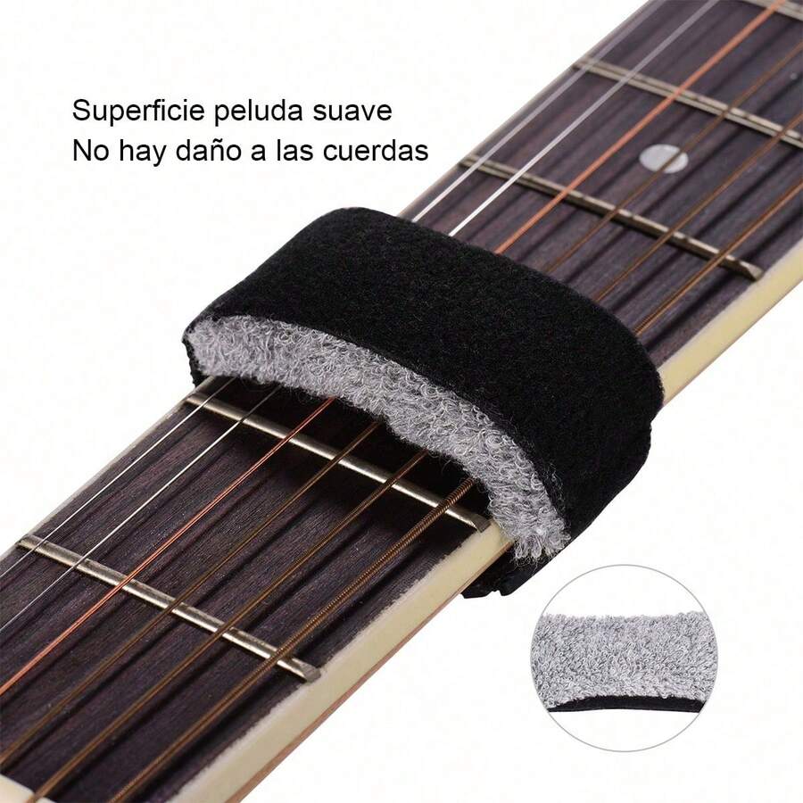 Muteador De Cuerdas Fretwrap P Guitarra O Bajo Eliminar Ruido Banda De Silenciador De Bajo Eléctrico - Negro - Ver 1