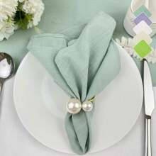 6/300pcs Nordic Style Minimalist Plaid Napkins, 100% Polyester Wrinkle-Resistant, Suitable For Hotel, Restaurant, Home, Holiday Party, Banquet Table Decoration, Cocktail Napkins