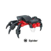 Juguetes de construcción de bloques pequeños de Halloween: Bruja, Vampiro, Zombi - Rompecabezas de dibujos animados de Halloween, regalo de cumpleaños para niños, regalo de Navidad, invierno, Acción de Gracias - Bloques de colores - Multicolor - Ver 8