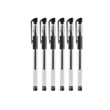 6-15pcs European Standard Neutral Pen Carbon Office Signature Pen 0.5mm Bullet Head Red Blue Black Student Stationery Back To School