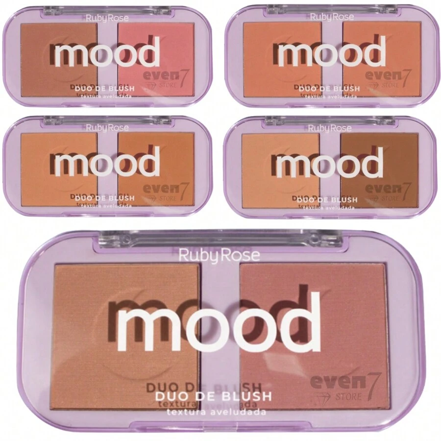 Duo Blush Mood Ruby Rose Velvety Texture 5 Color Options - MB01/MB02 - Xem 1
