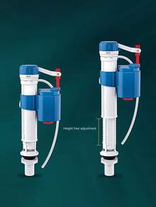 1pc Adjustable Universal Fit Float Valve And Flush Valve Set For Toilet Cisterns - Easy Installation, Reusable, Plastic Construction, Pre-Pasted Mounting, Compatible With Old-Style Toilets - Bathroom Plumbing Replacement Parts With Durable Design - Multicolor - View 5