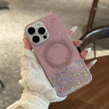 1 件星空闪光磁力手机壳适用于 iPhone15Proamx 14Proamx 13Proamx 12Proamx 11Promax XSMAX Samsung A24 S24 S23 S22 S21 OPPO A54 Vivo Y21 Redmi Note9 HuaweiP50 - 白色 - 查看 13