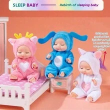 4 Inch Mini Reborn Baby Doll, Washable PVC Material Realistic Baby Doll With Clothes And Hat Toy, The Best Gifts For Girls And Boys - Simulation Reborn Doll - View 8