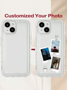 1 Ốp lưng điện thoại tùy chỉnh với 3 họa tiết chó nghệ thuật, thiết kế đệm khí hấp thụ sốc trong suốt, tương thích với Apple IPhone 16, 15, 14, 13, 12, 11 Pro Max - Trong sáng - Xem 3