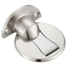Floor Mount Magnet Door Stopper - Invisible Magnetic Stop, Magnets Stops Wall Prop Hold Open (Silver) - Multicolor - View 1