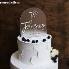 1pc Custom Acrylic Cake Topper Dessert Table Decor For Parties Unique Baking Accessory Memorable Unique Gift For Her Christmas And Halloween - Multicolor - View 22