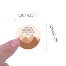 100 张圣经贴纸乙烯基贴纸剪贴簿、日记、笔记本电脑、保险杠、滑板、水瓶、电脑、电话、卡通、安全帽、汽车贴纸 - 彩色 - 查看 2