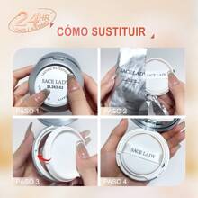 Sace Lady Bases De Maquillaje Corrector Polvo Compacto Fijado Impermeable Matte Anti-aceite - 05 - Ver 9