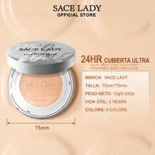 Sace Lady Bases De Maquillaje Corrector Polvo Compacto Fijado Impermeable Matte Anti-aceite - 05 - Ver 11
