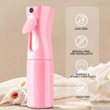 6 pièces/1 pièce Brumisateur continu pour cheveux, bouteille de vaporisateur vide fine petite Brume Bouteilles de vaporisateur pour produits coiffants bouclés, plantes (Noir)