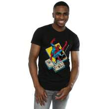 Marvel Mens Spider-Man Block T-Shirt (Black)