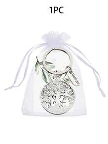 1个/5个/10个/20个/30个装生命之树钥匙扣，感谢卡礼品袋，包包挂件，手机链，汽车钥匙扣，钥匙扣配件，派对钥匙扣礼品袋，新娘送礼会，生日派对，单身派对，婚礼派对礼品袋，送给员工、医生、护士、消防员、志愿者、队长、教授的礼物，圣诞节包包挂件，送给老师、朋友、姐妹的礼物创意 - 彩色 - 查看 14