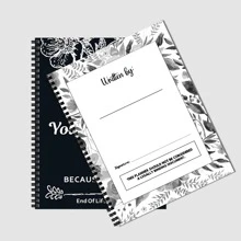 Sorry, It's Your Problem Now , Because I'm Dead: planificador divertido del final de la vida, organizador de planificador del final de la vida cuaderno de trabajo - Blanco y Negro - Ver 3