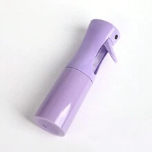 6 pièces/1 pièce Brumisateur continu pour cheveux, bouteille de vaporisateur vide fine petite Brume Bouteilles de vaporisateur pour produits coiffants bouclés, plantes (Noir)