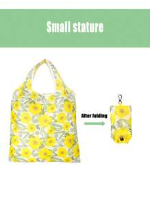 1 chiếc túi mua sắm/túi đi biển cỡ lớn chống thấm nước, có thể tái sử dụng - Túi đựng đồ tạp hóa gấp gọn, bền và có thể giặt máy. - Nhiều màu - Xem 4