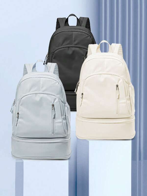 Mochila Escolar de Grande Capacidade 50 x 34 x 19 cm com Vários Bolsos para Estudantes do Ensino Médio e Universitários, Mochila para Laptop de 14-15,6 polegadas para Meninas e Meninos, Mochila de Viagem com Compartimento para Sapatos, Bolsa de Viagem Unissex com Alça Ajustável, Mochila para Transporte Aprovada para Voo, Mochila Essencial para Viagem, Trabalho, Transporte Escolar, Versões Novas e Antigas Enviadas Aleatoriamente