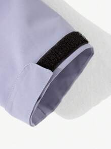 女士山地防水滑雪夹克防风防雨夹克冬季保暖连帽外套三合一冬季外套 - 紫色 - 查看 10