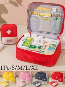 1 pièce Sac de rangement médical, sac médical de voyage portable, trousse de premiers soins de voyage portable, compact, et imperméable. Espace de rangement ample pour les voyages et les urgences à la maison. Trousse de premiers soins compacte pour les amateurs de plein air, idéale pour la chasse, la randonnée, le camping et les situations d'urgence
