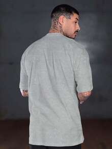 Basic T-Shirt 100% Cotton BEAR CALIFORNIA SURF Treetwear Casual Fashion - 灰色 - 查看 2