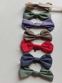 KIMOCAT 2 szt. Chłopięca koszula i spodnie w kropki na wiosnę i jesień, formalny strój - Czerwony - Zobacz 6