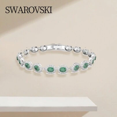 Swarovski ANGELIC: PULSERA ESMERALDA / CRISTAL / ROSA M 5646735