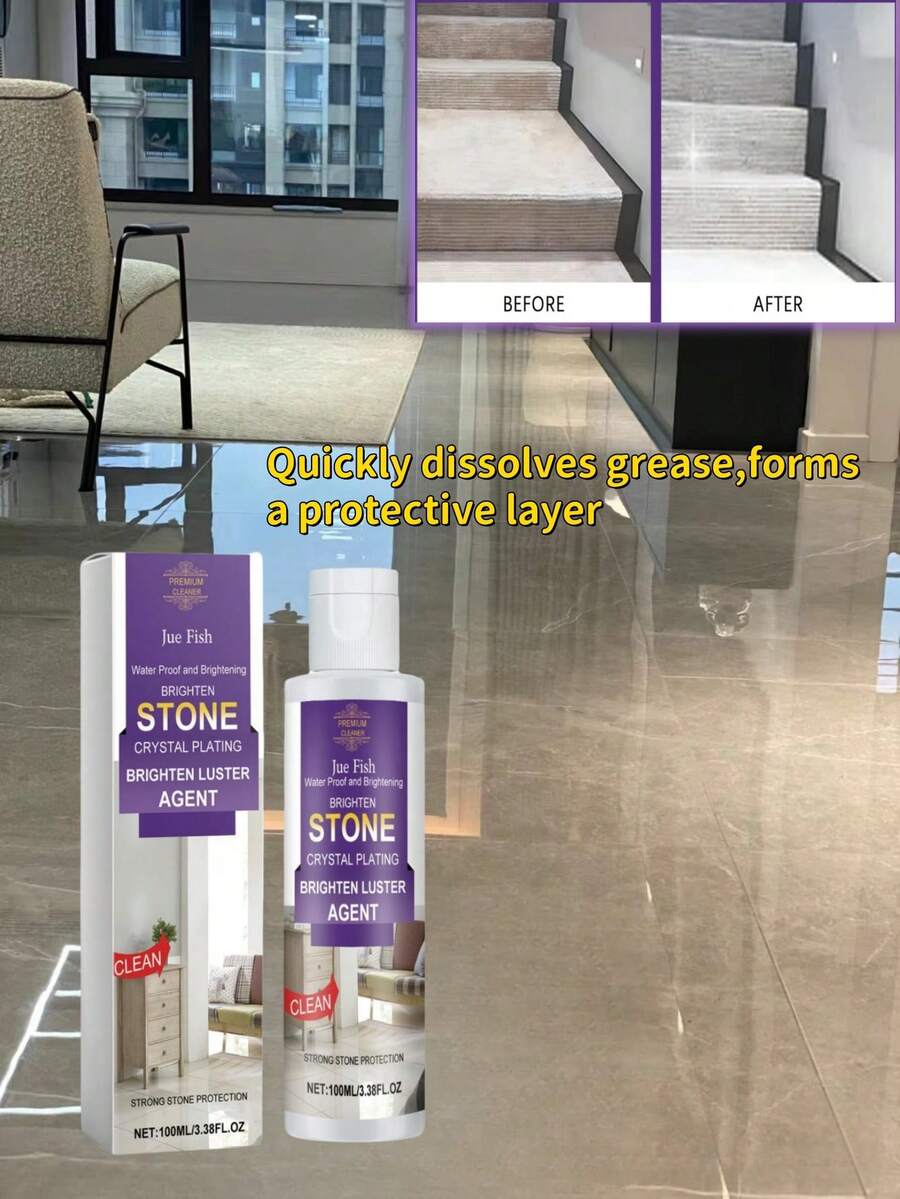 Ceramic Tile Floor Cleaner Maintenance Stone Floor Polishing Degreasing Decontamination Cleaner - Multicolor - View 1