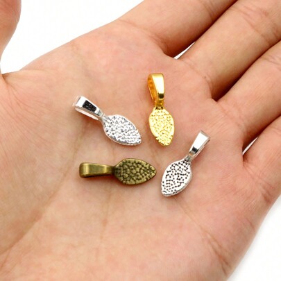 40 Stück 15x5/21x7mm Zinklegierung Bügel Verbinder Handgemachte Charms Anhänger DIY Schmuckherstellung Zubehör für Armband Halskette