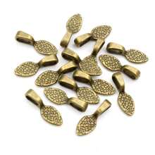 40pcs 15x5/21x7mm Zinc Alloy Bail Connectors Handmade Charms Pendant DIY Jewelry Making Accessories For Bracelet Necklace
